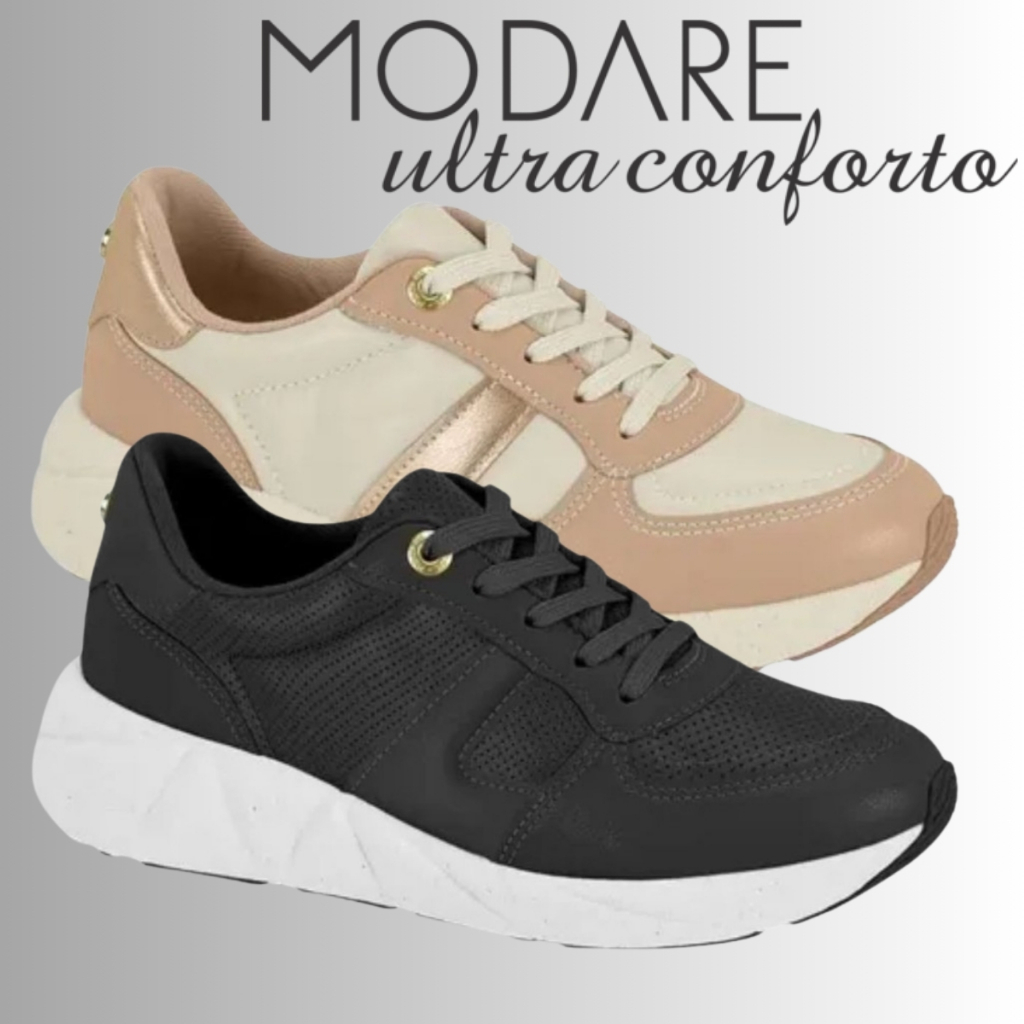 Tenis Feminino Modare Ultraconforto Ortopedico Acolchoado | Lançamento! | Produto Original Modare ! em Oferta na Shopee