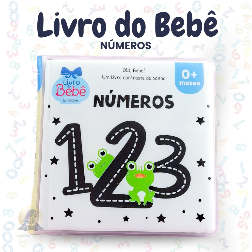 Livro Infantil Bebê Alto Contraste Preto Branco Vermelho