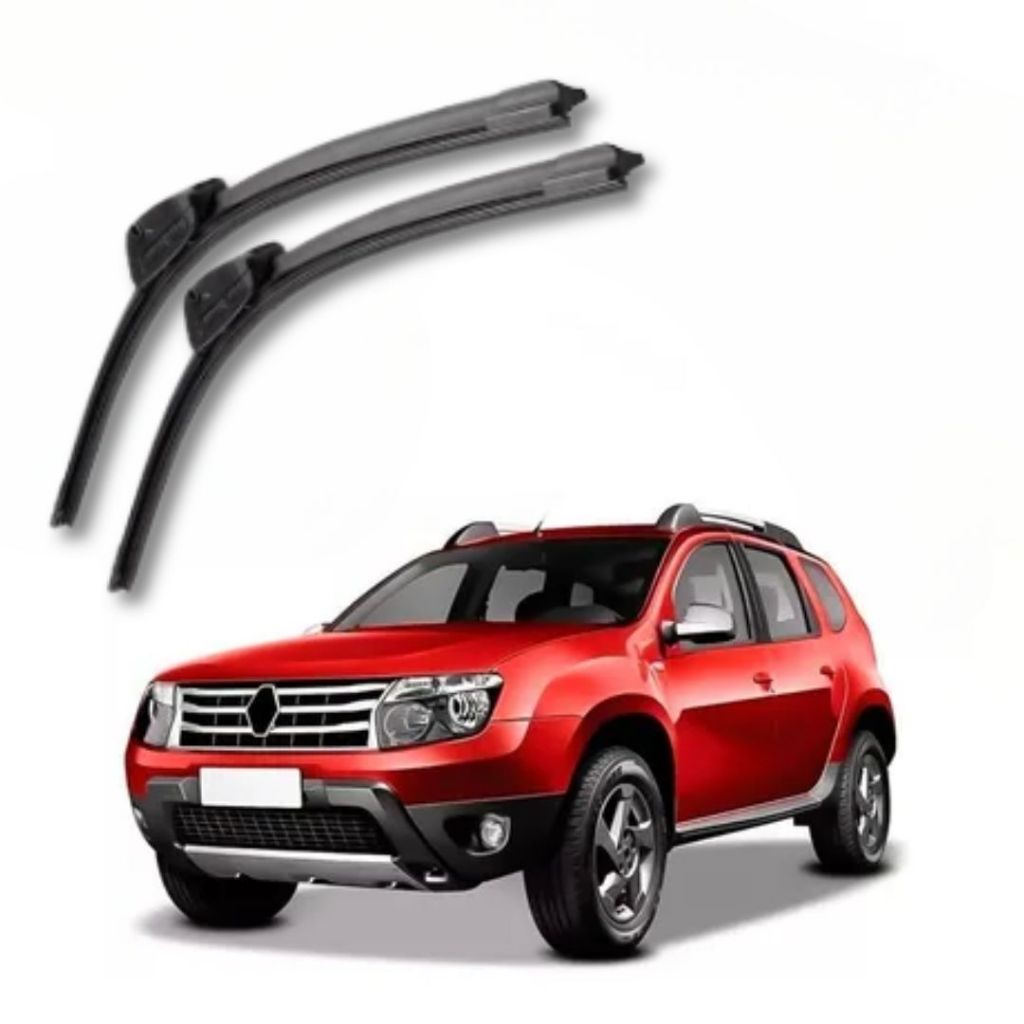 KIT PAR Palheta Limpador Parabrisa Silicone  PRONTA ENTREGA RENAULT DUSTER A PARTIR DE 2012