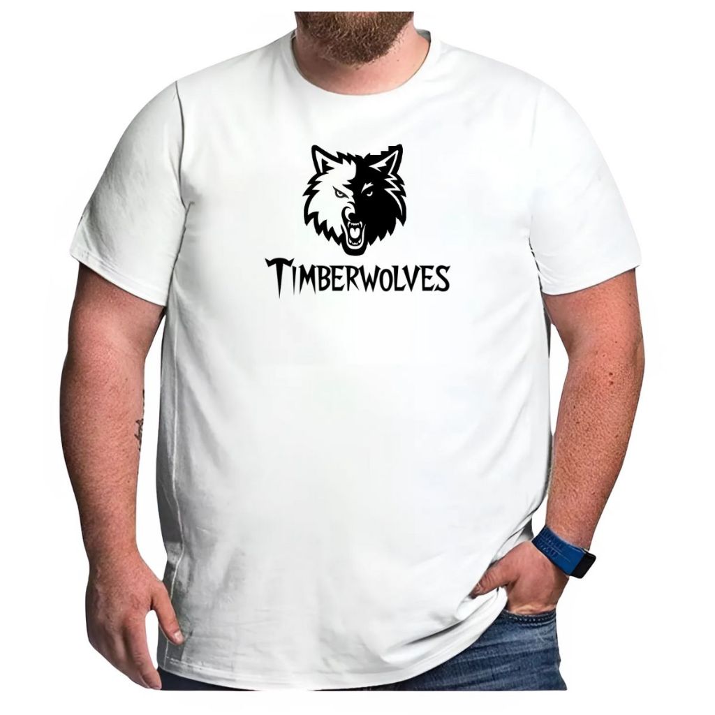 Camiseta Basquete Plus Size Minnesota Timberwolves Garnett