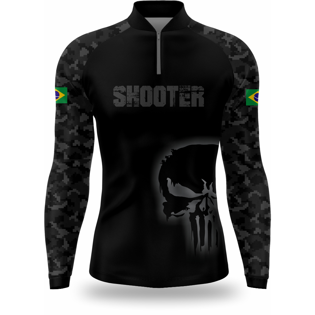 CAMISA BLUSA SHOOTER  COM PROTEÇAO UV