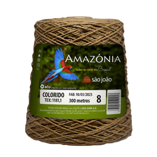 Barbante Para Crochê Fio Número 8 Amazônia São João em Oferta na Shopee