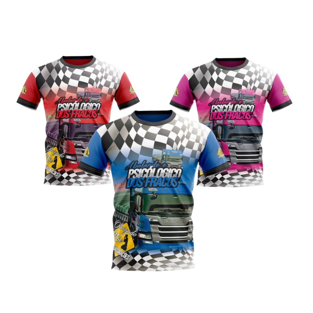 Camisa de Caminhoneiro abalando o psicologico dos fracos camisa Uv50 dryfit camiseta caminhoneiro em Oferta na Shopee