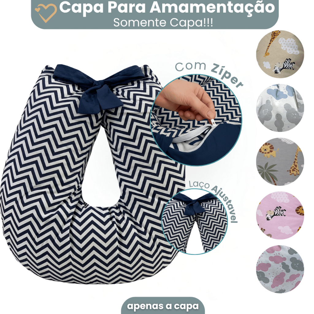 Capas De Almofada Para Amamentação Vários Modelos Lindos - Nuvem