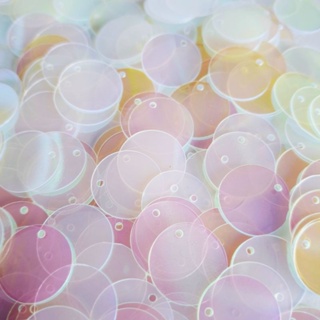 Paete cristal furtacor transparente redondo brilhante pastilha  16mm em Oferta na Shopee