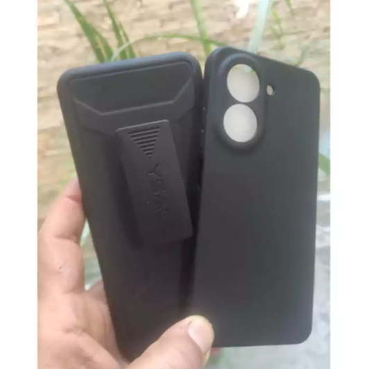 Capa suporte cinto cinturaXiaomi Redmi A5 4G com capa silicone com camurça