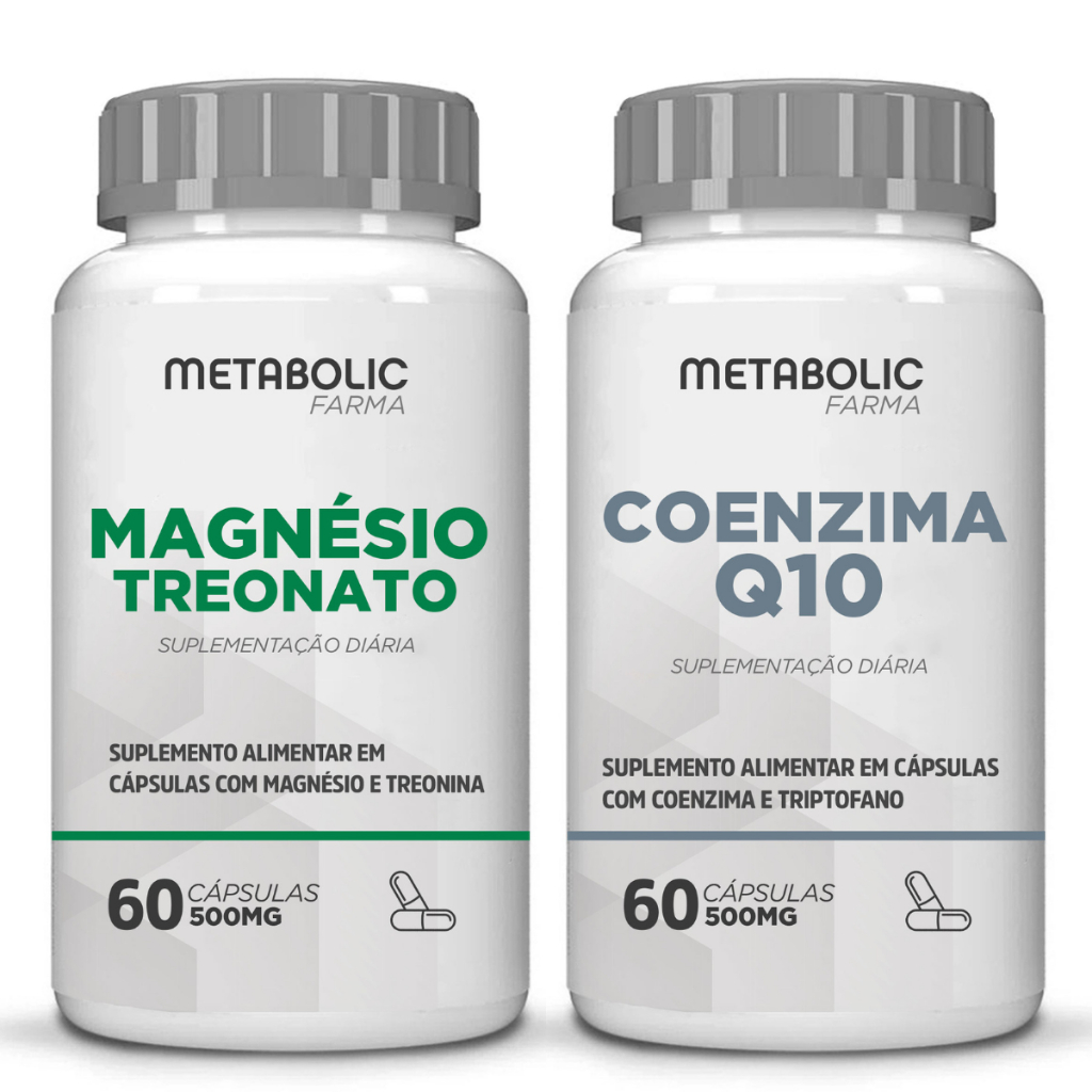 Magnesio L Treonato + Coenzima Q10 120caps Metabolic Farma
