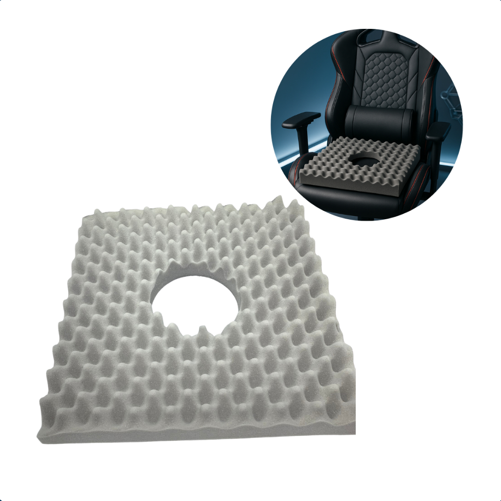 Almofada Terapêutica Quadrada Espuma D33 Com Orifício em Oferta na Shopee