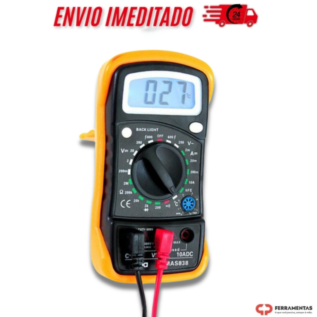 Multímetro Digital Com Sensor Temperatura  - Original Eda
