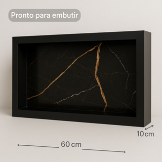 Nicho de Parede Porcelanato Embutir Shampoo Banheiro Cozinha 30x60cm Multiuso em Oferta na Shopee