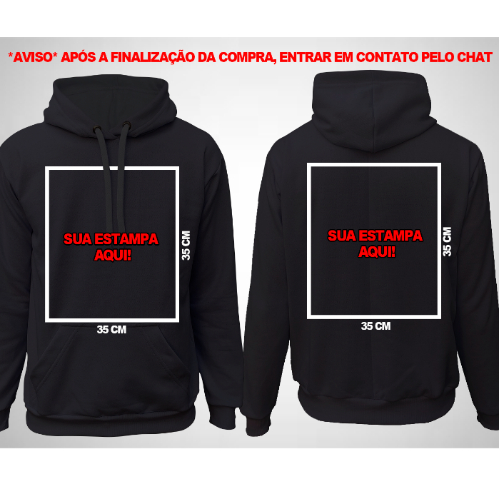 Moletom Personalizado Até 2 estampas Blusa com Capuz e Bolso Escolha a sua Personalização Fotografia Artes e Desenhos em Oferta na Shopee