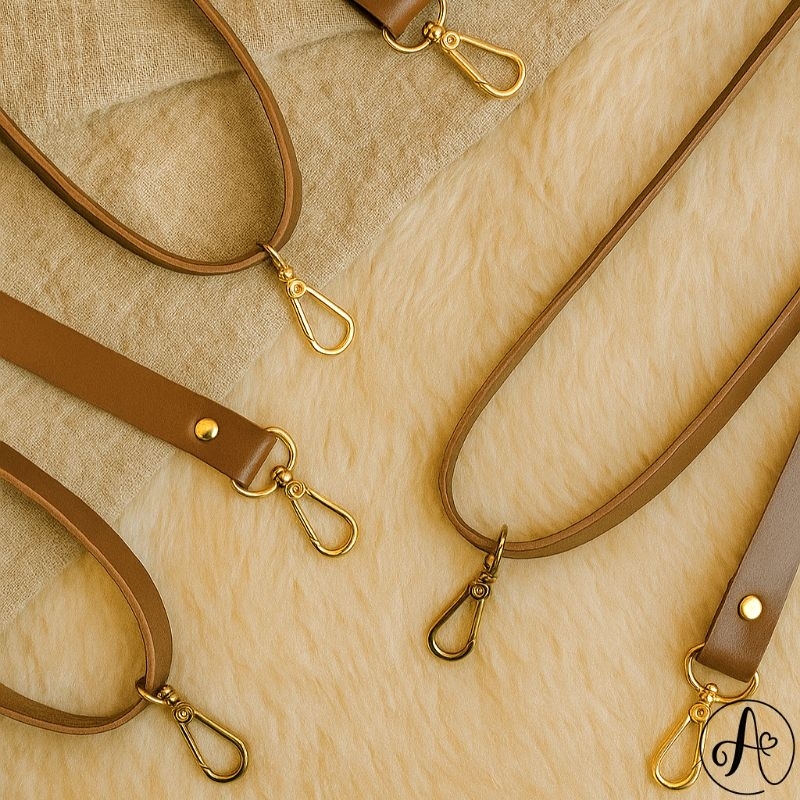 Kit c/ 3 unids alça para bolsa em couro Montana- FERRAGEM OURO VELHO OU DOURADA. em Oferta na Shopee