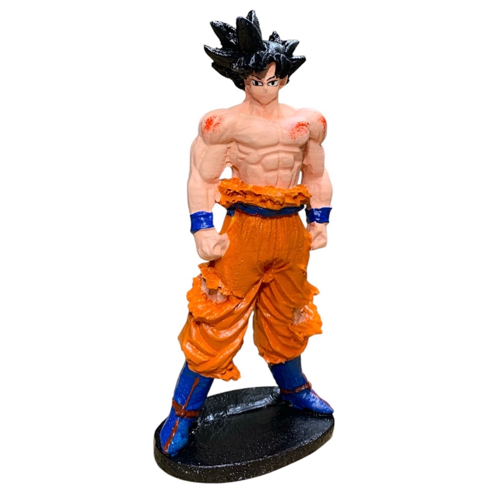Brinquedo Goku Boneco Anime Colecionável Action Figure Em Resina Detalhada