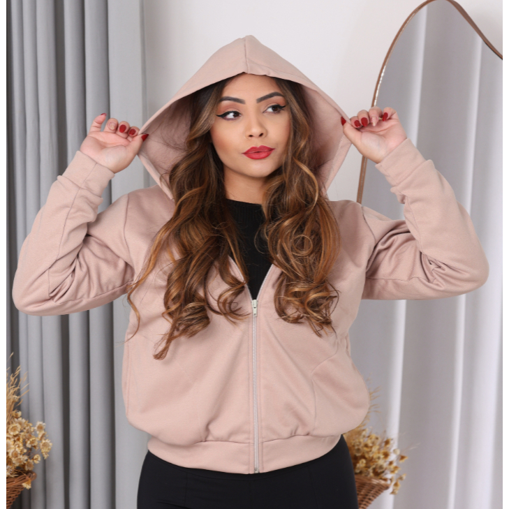 Casaco Moletom Liso Perfeitas Para Varias Ocasiões Casaco Moletom Liso Perfeitas Para Varias Ocasiões