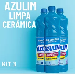 Kit 3 Limpa Ceramica Azulejo E Rejunte Start Remove Sujeira Pesada Start Perfumado Lavanda 1L