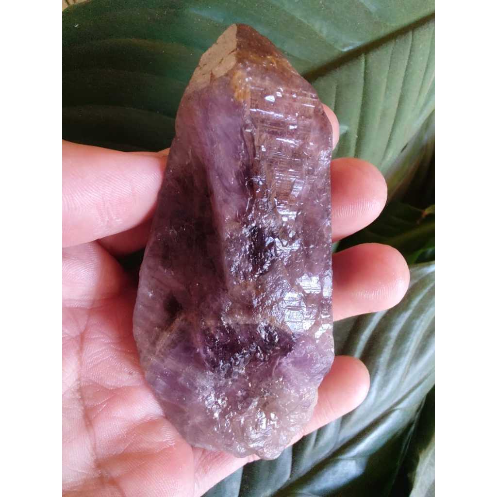 Ametista Super Seven Cacoxenita Natural Cetro 150–300g | Ponta Cristal Raro 9–12cm Coleção