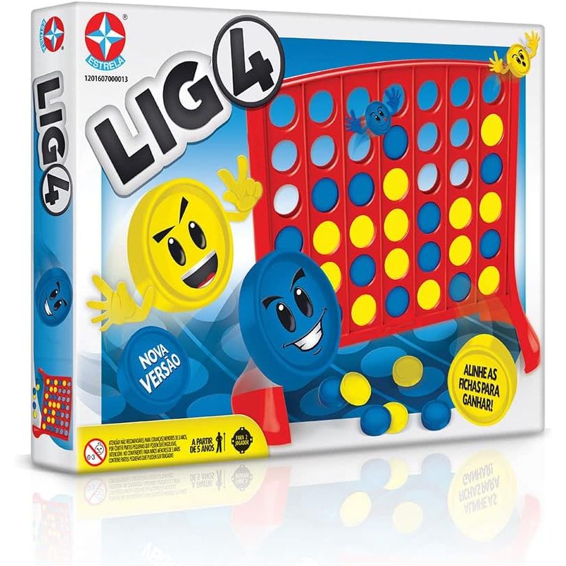 Jogo LIG 4 Estrela Brinquedo Infantil
