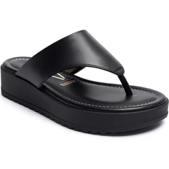Tamanco Vizzano Feminino Plataforma Flat 6492-319 Acolchoado Preto