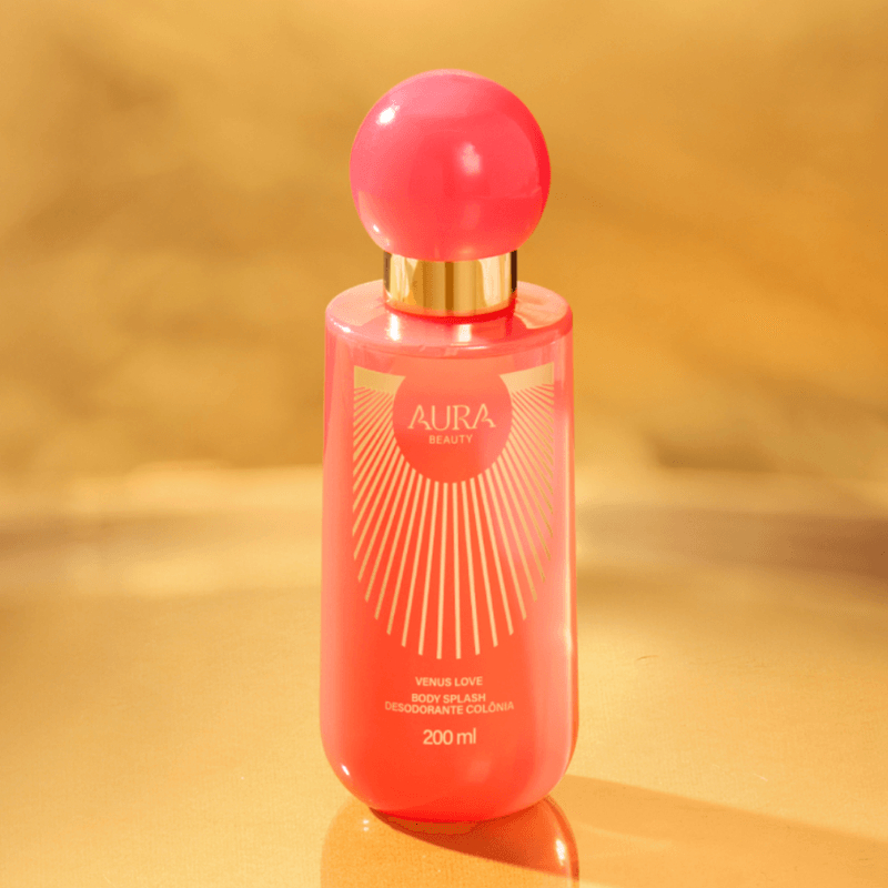 Body Splash Desodorante Colônia Aura Beauty Venus Love 200ml Jade Picon
