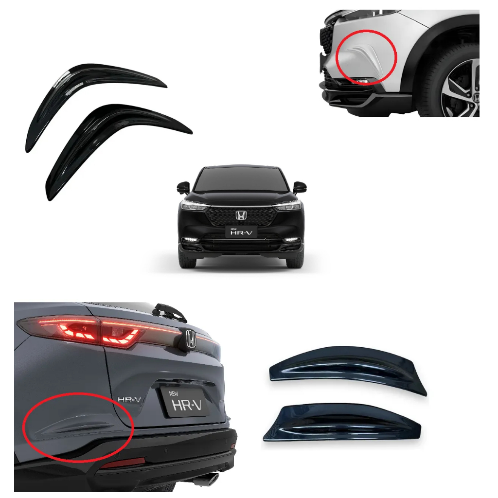 Kit Protetor Lateral Parachoque Traseiro/dianteiro Honda Hrv 2024 2025