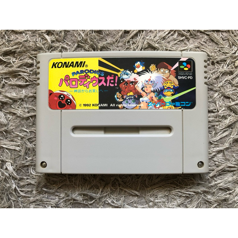 PARODIUS DA - SUPER FAMICOM - SUPER NINTENDO - JOGO ORIGINAL