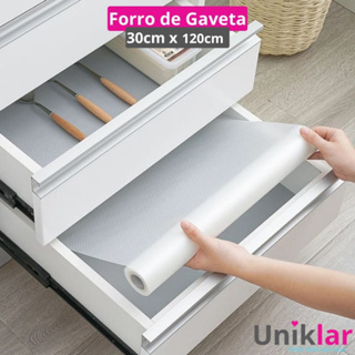 Forro de Gavetas Armarios 30cm×120cm Plástico Flexível PVC em Oferta na Shopee