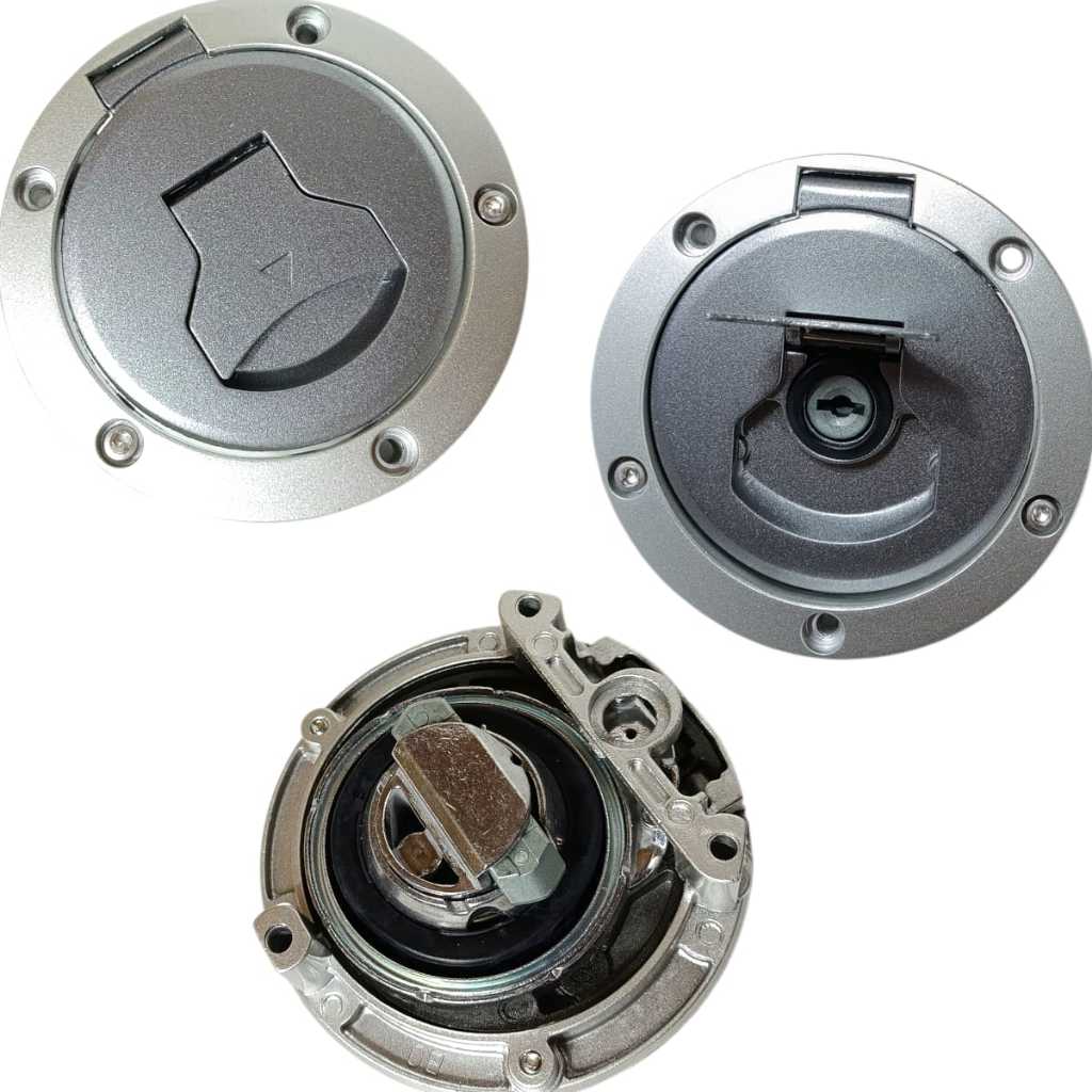 Kit Chave de Ignição Trava Tampa de Tanque Cg Titan 160 Esd 2016 2017 2018 2019 2020 2021 3 peças — imagem 2 de 2