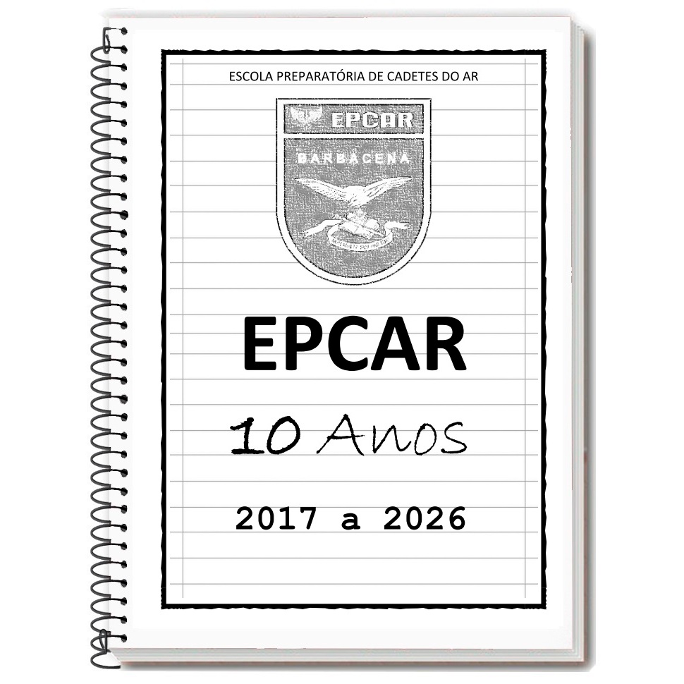 EPCAR 2026/2027 - Caderno de Provas + Gabarito + Folhas de Redação