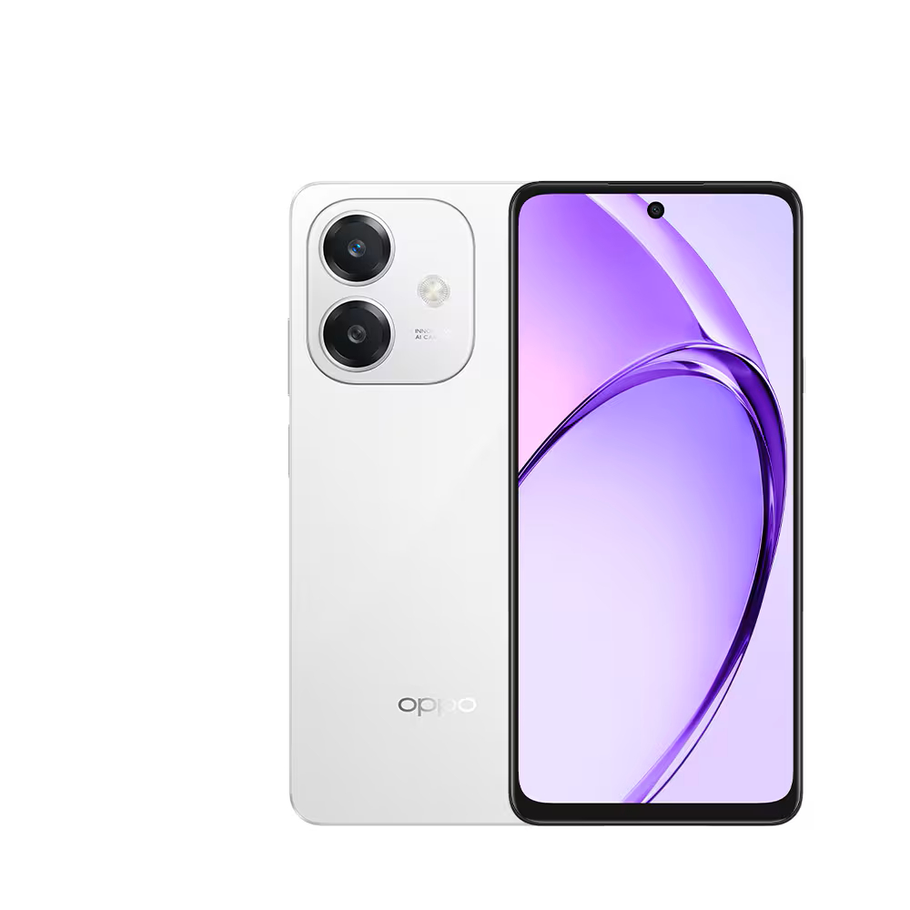 Smartphone Oppo A60 4G Branco 256GB, 8GB RAM, Câmera Traseira de até 50MP, Tela 6.67