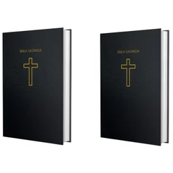 Kit Bíblia Sagrada NVI Classica Cruz Capa Dura 2 Unidades