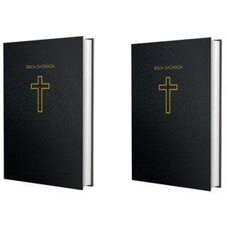 Kit Biblia Sagrada NVI | Classica Cruz  | Capa Dura 2 Unidades em Oferta na Shopee