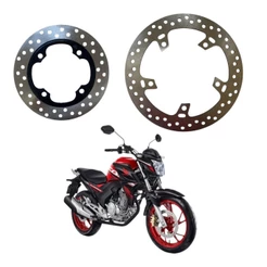 DISCOS DE FREIO PARA TWISTER 250F DIANTEIRO E TRASEIRO 2016 A 2022 PAR DE DISCO