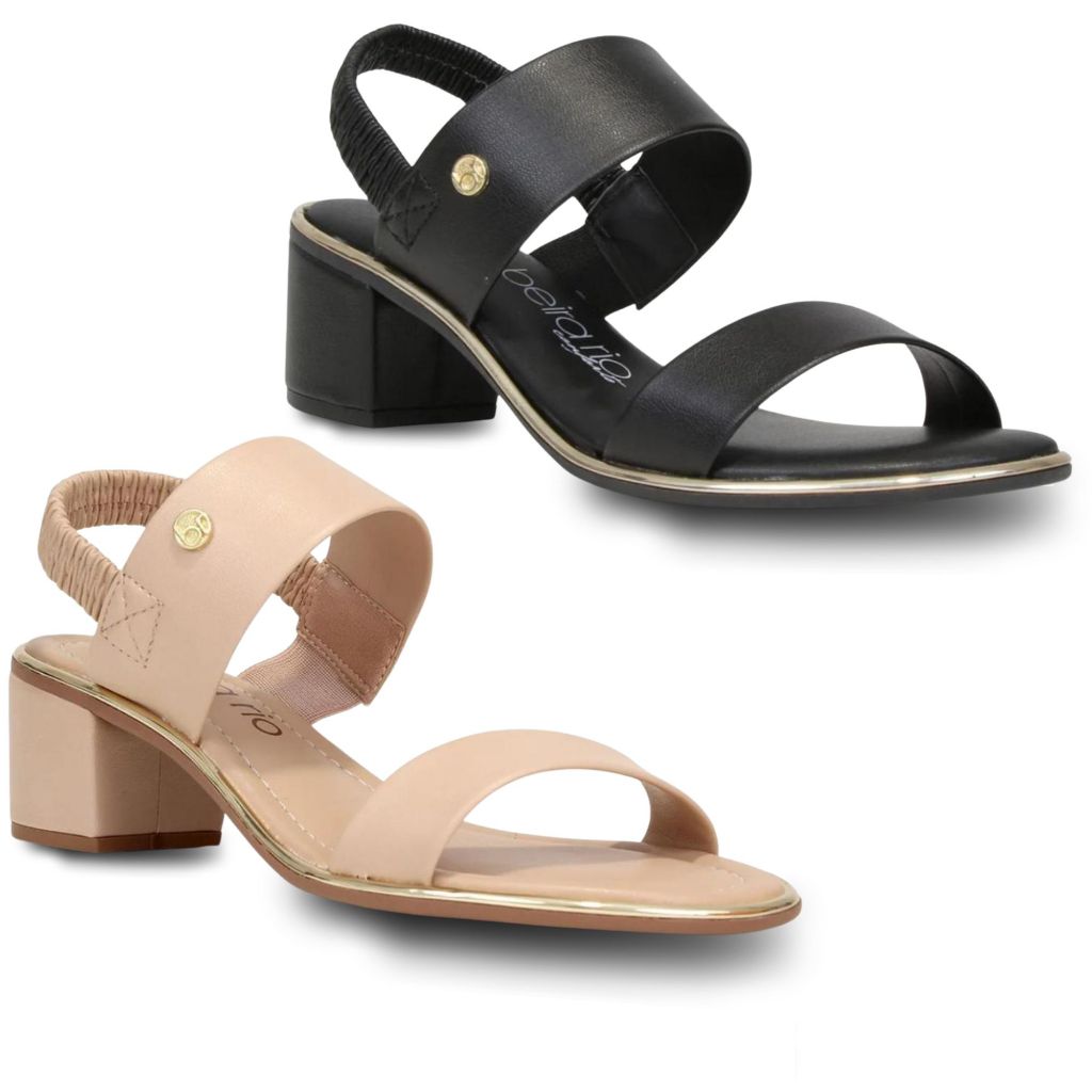 Sandália Beira Rio Salto Bloco Médio Ultraconforto Leve Feminina Original Dia a Dia em Oferta na Shopee