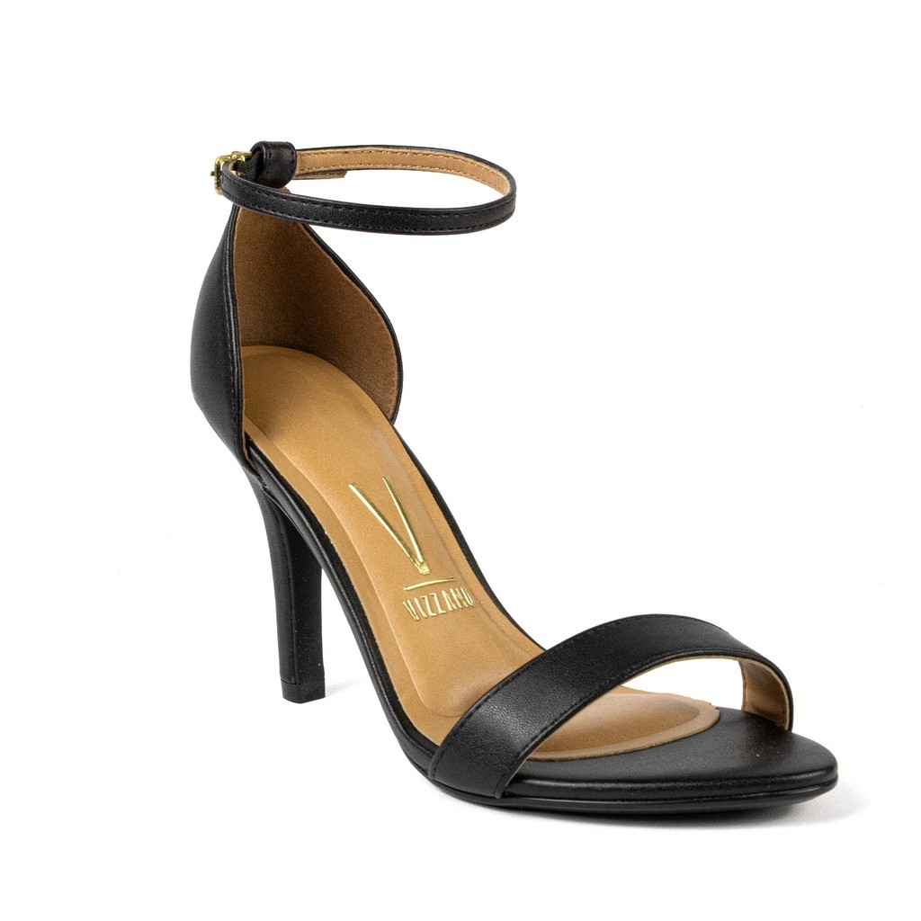Sandália Vizzano Feminina Salto Alto Fino Moda Original Preto