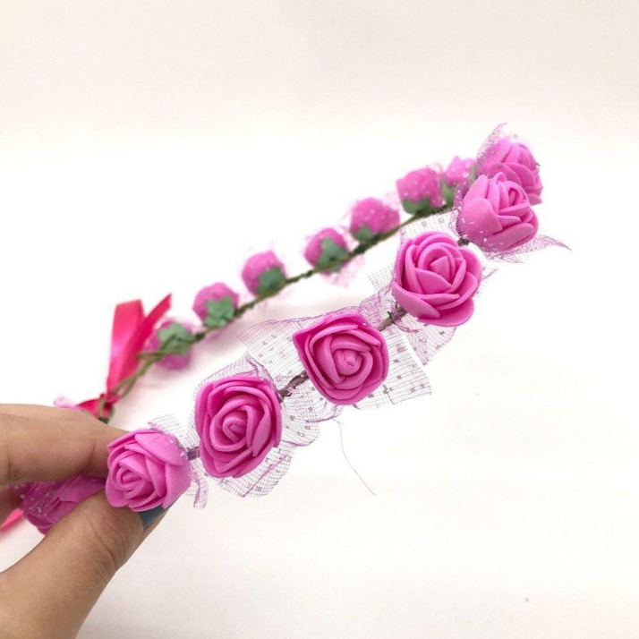 Tiara Coroa Flores Dama Honra Ensaio Fotos Regulável Casamento Noivado Enfeite Decoração