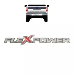 Emblema Adesivo FLEXPOWER Carros Chevrolet 06/11 Pequeno