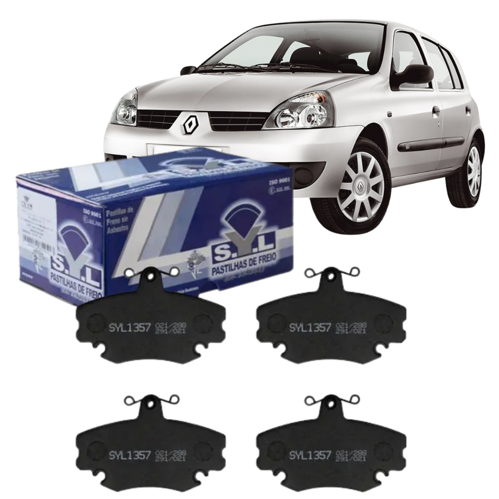 Pastilha De Freio Dianteira Renaut Clio 1996 Até 2016 Todos em Oferta na Shopee