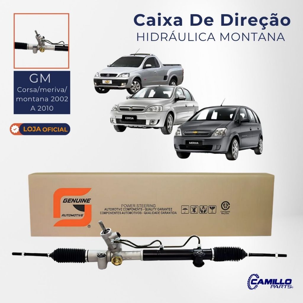 Caixa Direcao Gm Corsa/meriva/montana 2002 A 2010 Hidráulica
