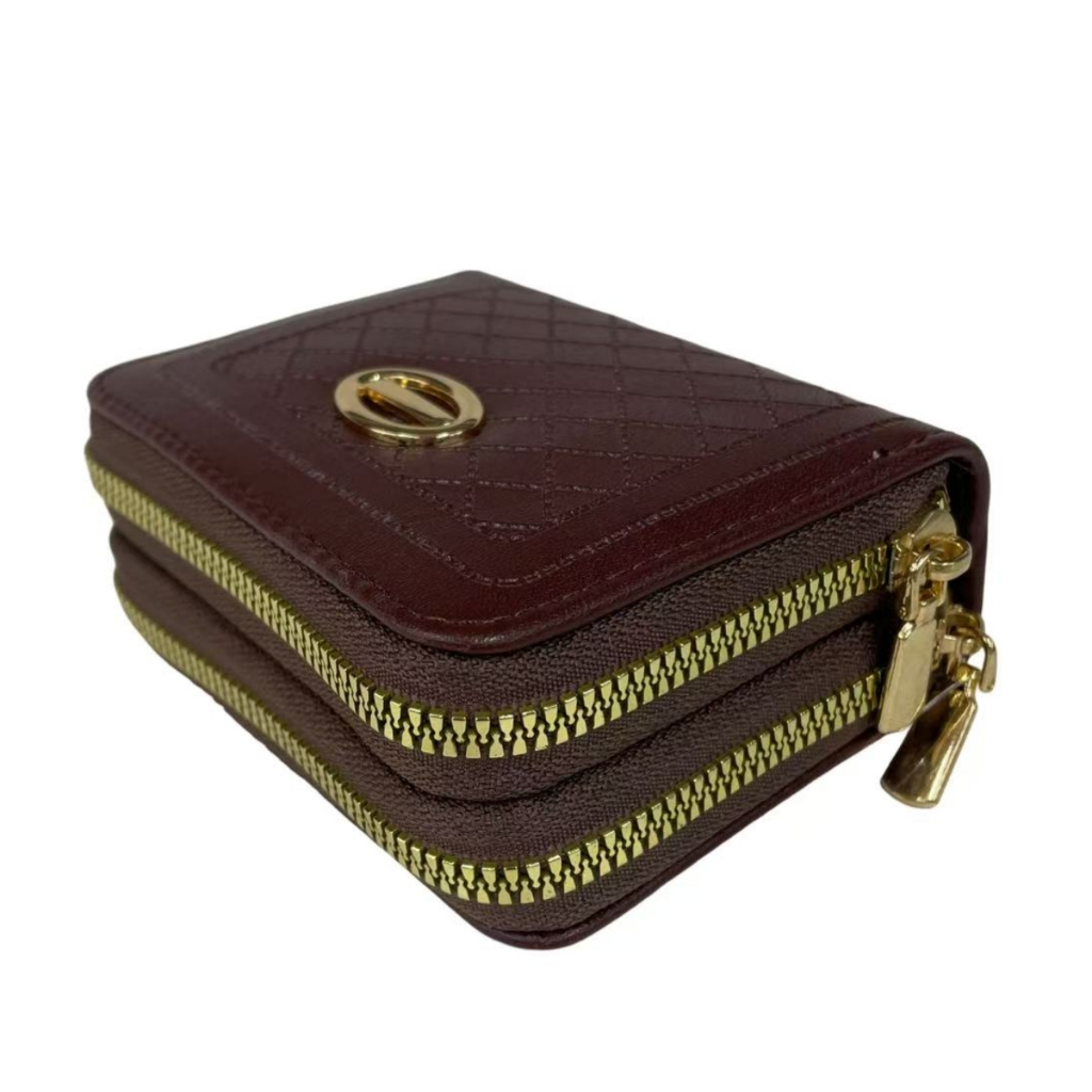 Carteira Feminina Com Zíper 2 Divisórias Pequena Compacta em Oferta na Shopee