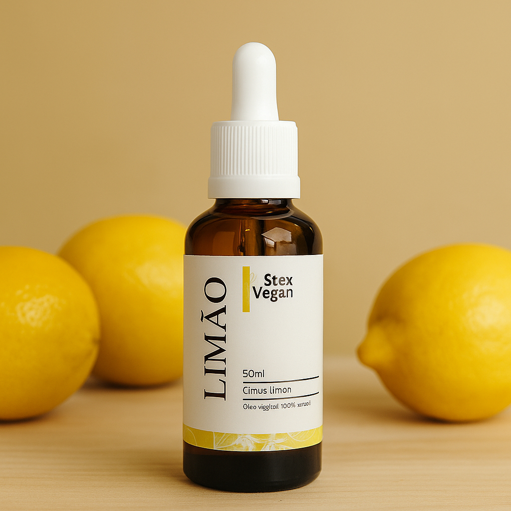 Óleo Vegetal de Limão 100% Natural e Puro 50mL | Controla Oleosidade, Clareia a Pele e Hidratação Refrescante em Oferta na Shopee