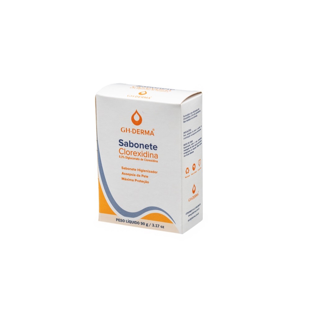 Sabonete GHDERMA Clorexidina 0,3% 90g - GHDERMA em Oferta na Shopee