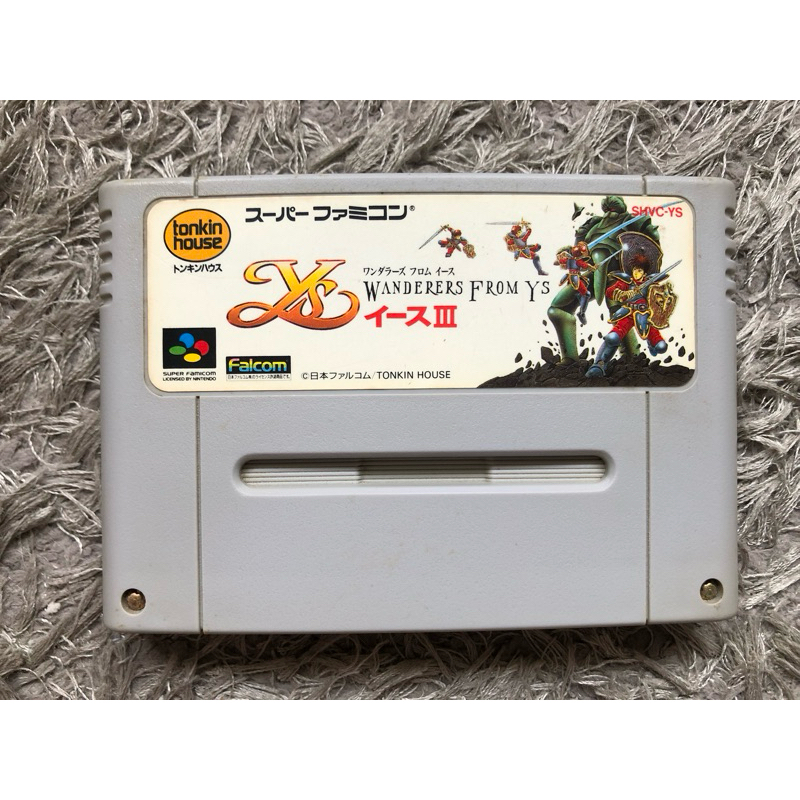 YS 3 : WANDERERS FROM YS - SUPER FAMICOM - SUPER NINTENDO - JOGO ORIGINAL