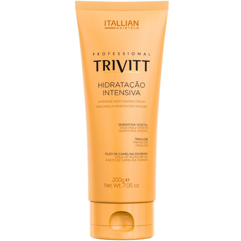 HIDRATAÇÃO INTENSIVA 200G TRIVITT ITALLIAN HAIRTECH em Oferta na Shopee