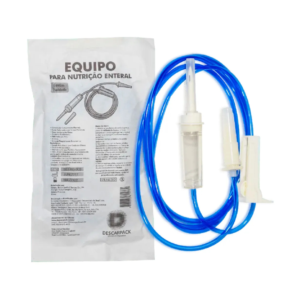 Equipo Escalonado para Nutrição Enteral - Kit c/30 em Oferta na Shopee