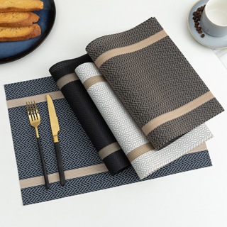 Jogo Americano para Mesa Posta kit/4 /6  em PVC Metalizado em Oferta na Shopee