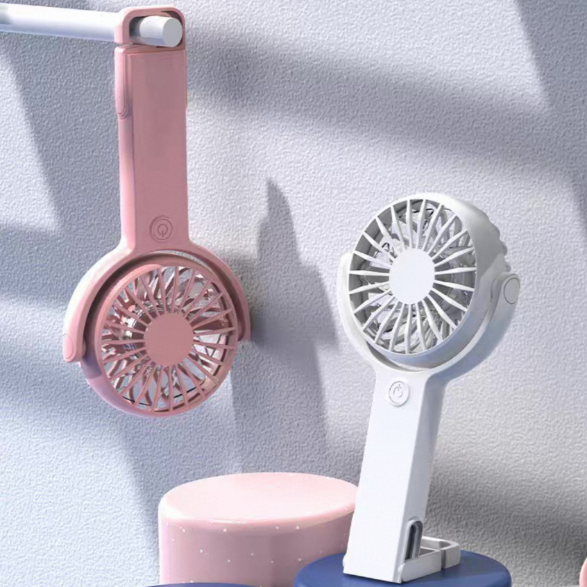 Mini Ventilador Portátil Dobrável Ventilador De Mesa 5 Modos De Vento