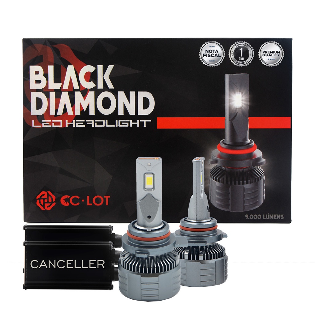 Lâmpada Led Cclot Black Diamond 18.000l Canceller Cambus Sem Erro em Oferta na Shopee