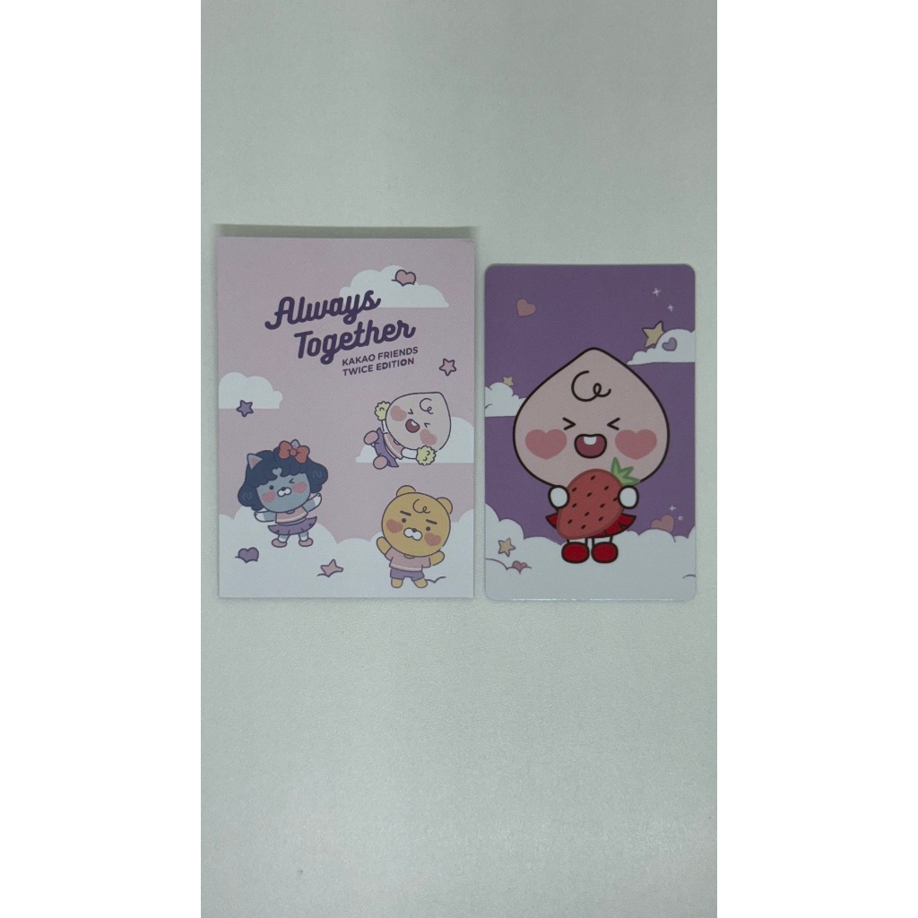 twice kakao friends twice edition always together random card photocard original kpop