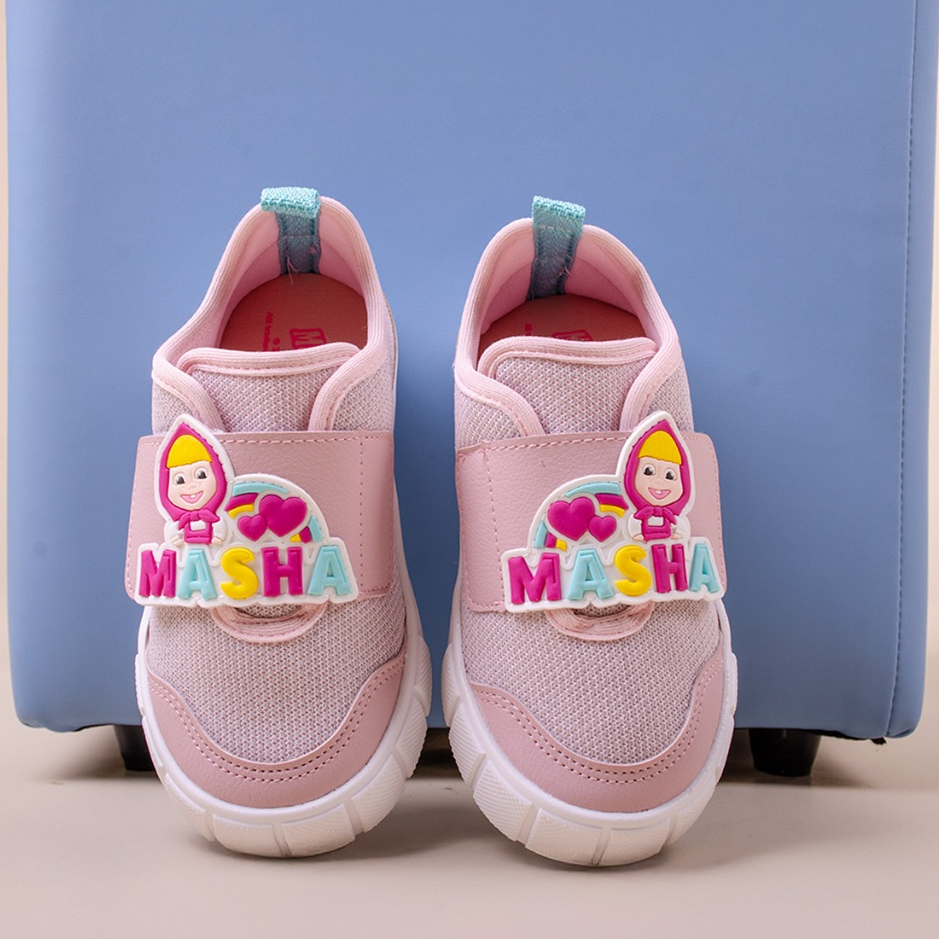 Tênis Menina Infantil Pé com Pé Urban Masha Rosa Com Fechamento Prático em Oferta na Shopee