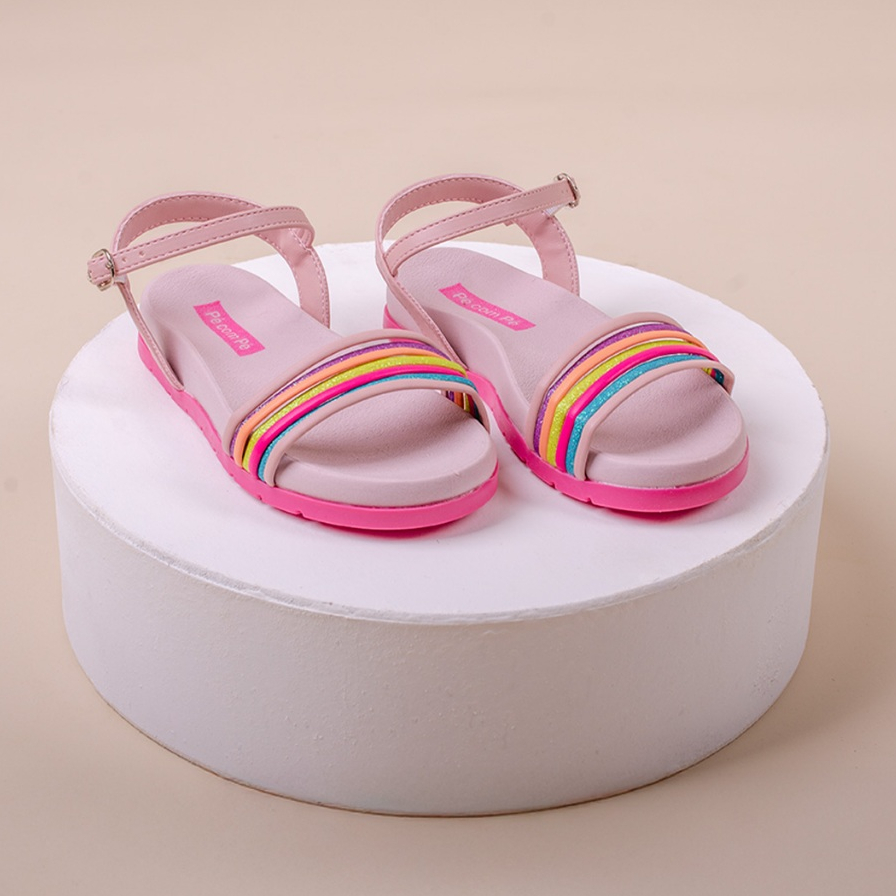 Sandália Menina Rasteirinha Infantil Feminina Pé com Pé em Oferta na Shopee